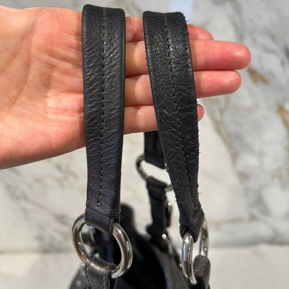 Prada Black Vitello Daino Satchel Bag - Picture 15 of 15